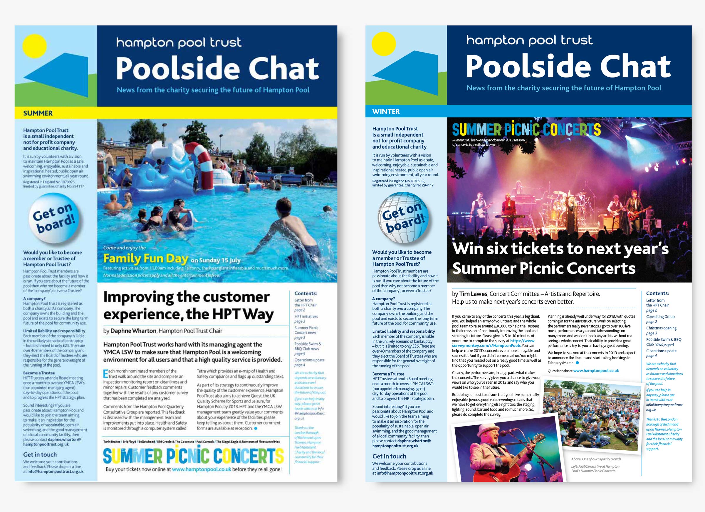 Hampton Pool Trust Poolside Chat newsletter