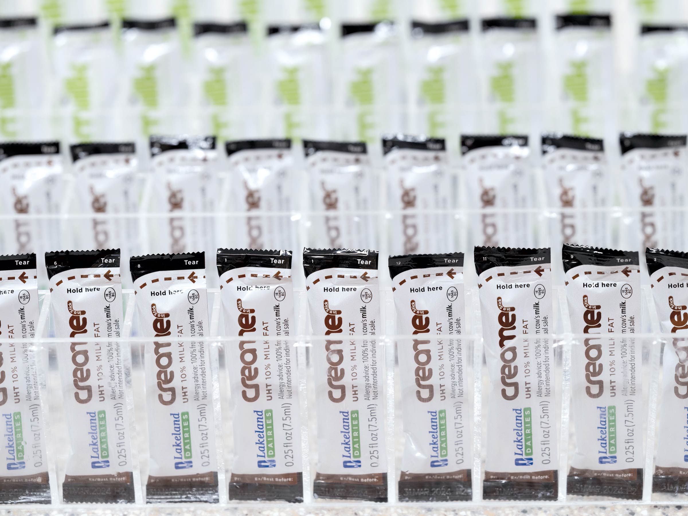 Milk in a Stick production