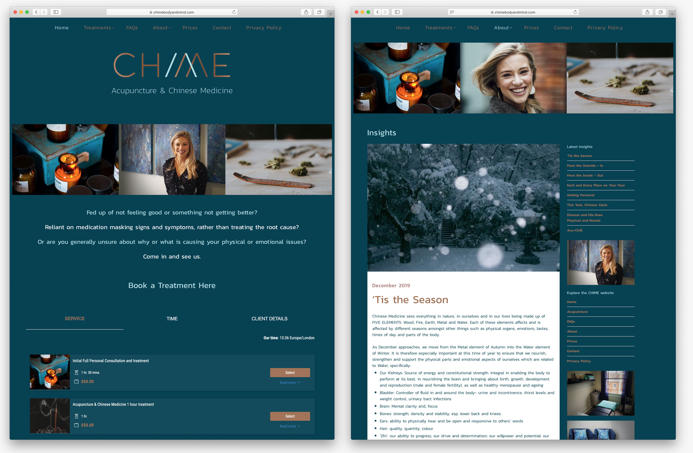 Chime website