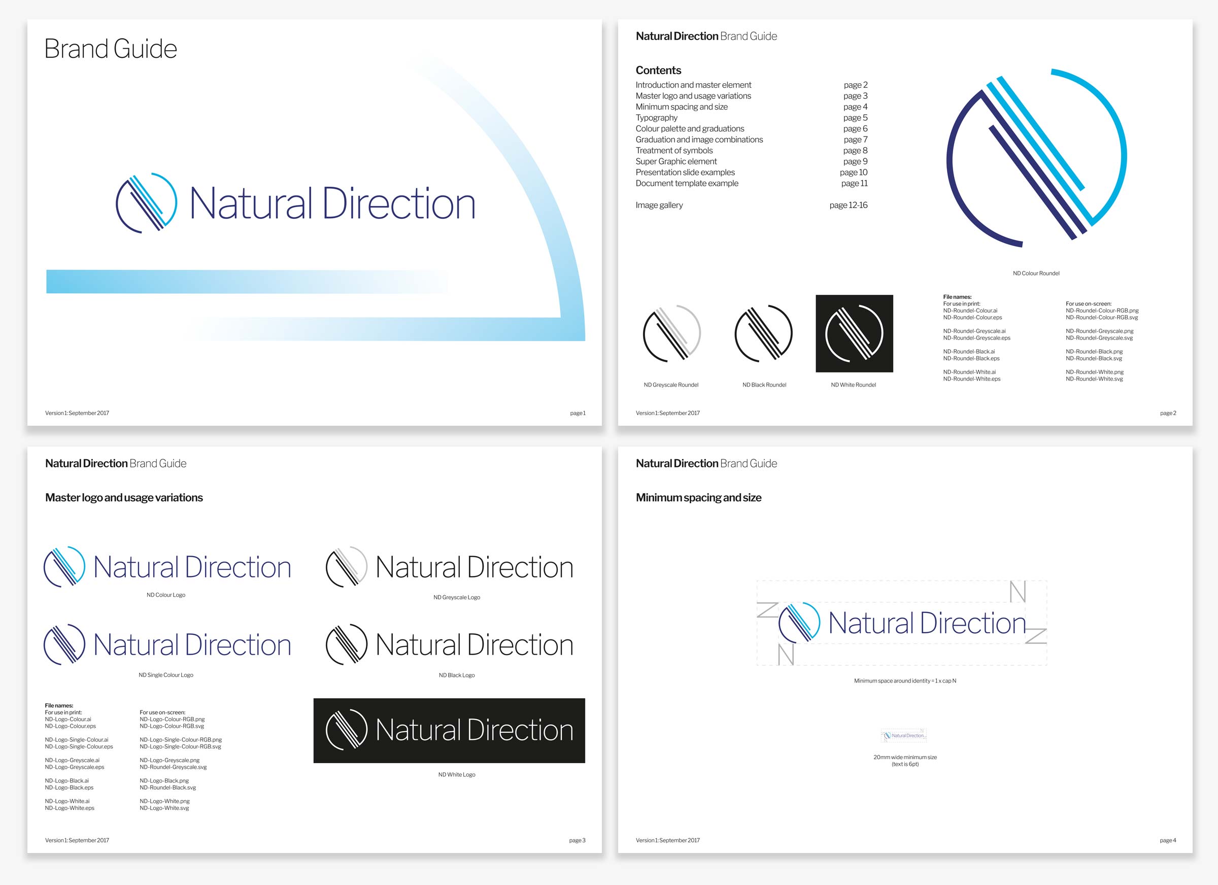 Natural Direction brand guidelines