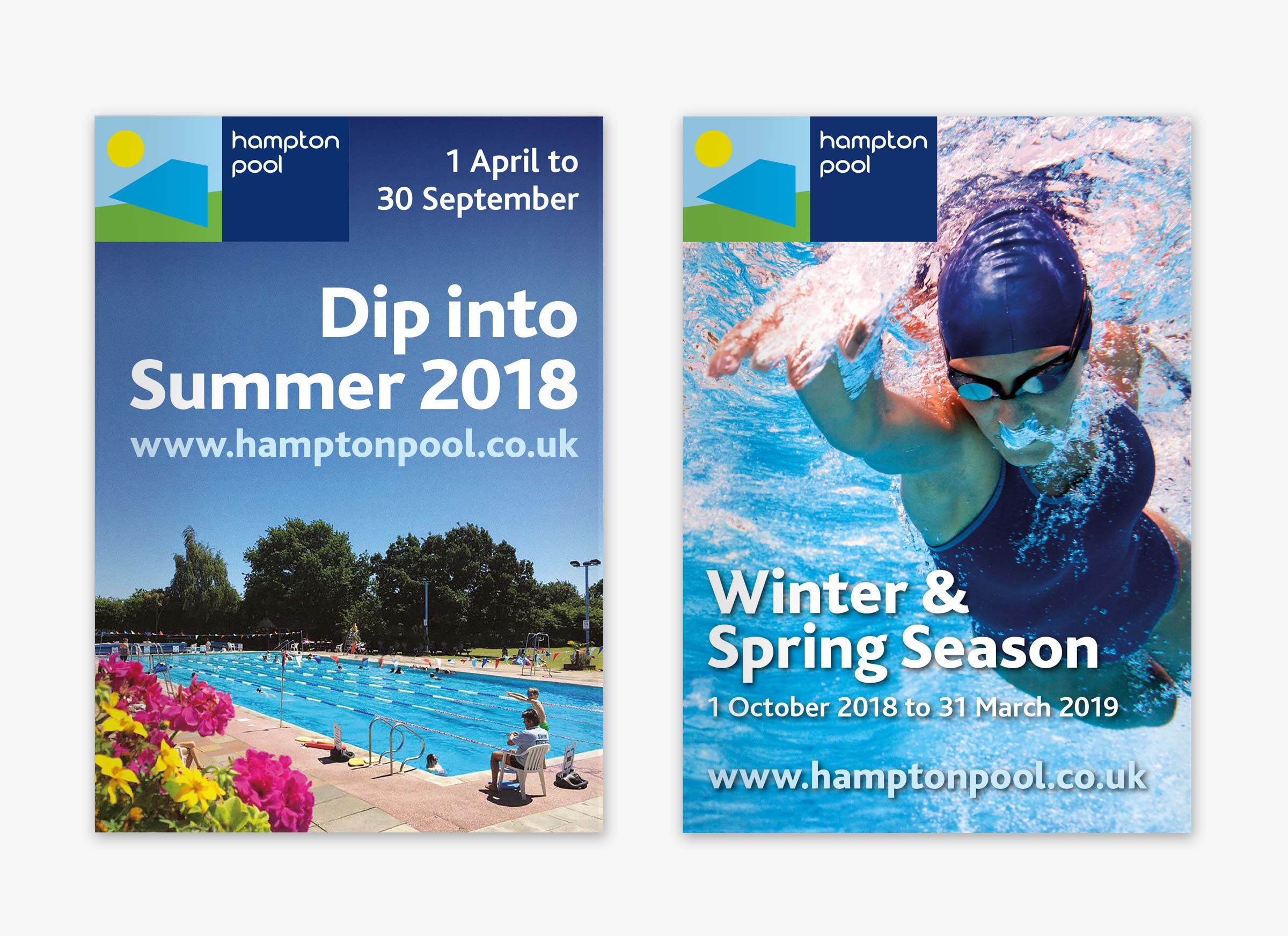 Hampton Pool timetable booklet