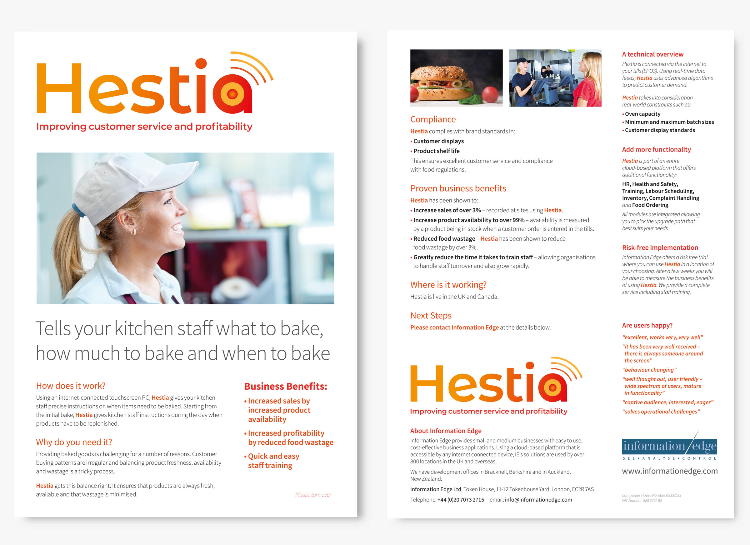 Information Edge Hestia brochure